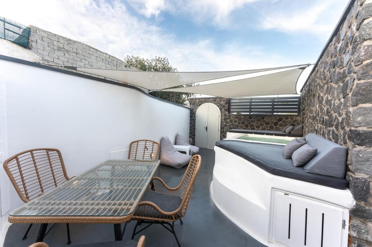 Sun Naam Home Santorini With Heated Jacuzzi Картерадос Экстерьер фото